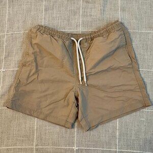 RSQ Men’s 6″ Nylon Shorts — Vintage Khaki — Size Medium